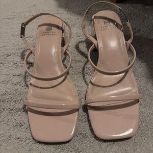 Next Blush Pink Strappy Heels